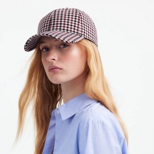 NWT Madewell Houndstooth Baseball Hat